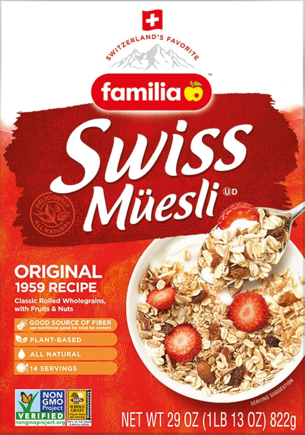 Familia Swiss Muesli Cereal, Original Recipe with Fruit and Nuts - Enjoy