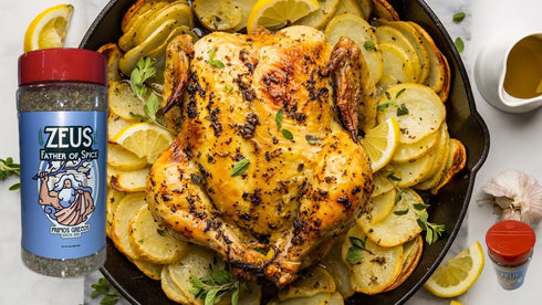 Zeus: Father of Spice, Primos Grecos All Purpose Greek Seasoning and BBQ Rub