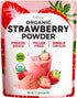 Set- 2x1.1 Lb Gya Tea Co Fortified Nutritional Yeast Flakes & Organic Strawberry Powder Vegan, Non-GMO, Gluten-Free, No