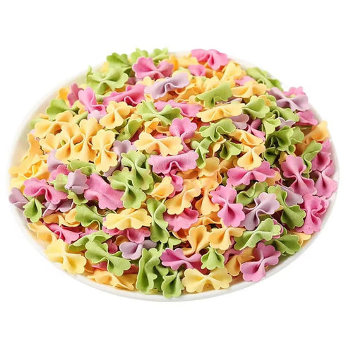 UpBots Fruit and vegetable pasta, Colorful butterfly pasta, quick cooking, lunch and family