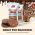 (pack 3) LIEBERS Kosher Certified Dairy Italian Milk Chocolate Rice Cakes, Gluten Free Snack Italian Milk Chocolate