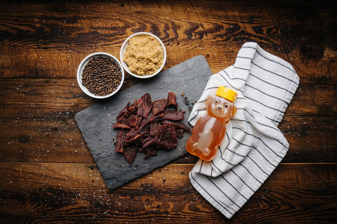 Glenwood Snacks 10oz 100% Glenwood Jerky Bag Beef Jerky (PEPPERED)