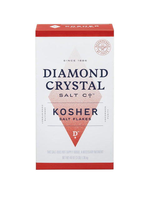 Diamond Crystal Kosher Salt Full Flavor, No Additives - Pure and Natural