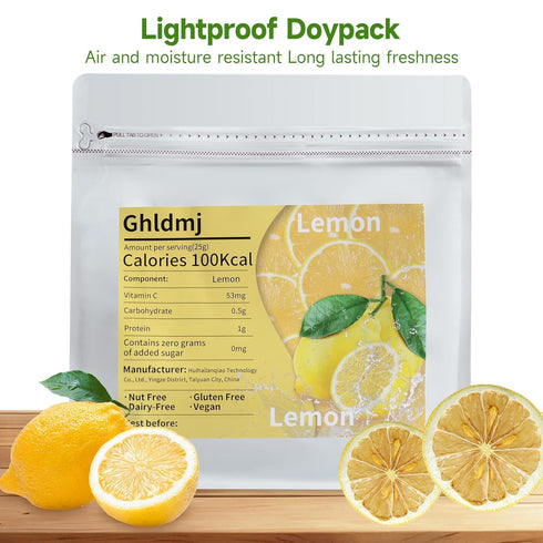Slices,3oz/85g, Cocktails,100% Dried Lemon Dehydrated Fruit Slices For Natural No Additives No Sugar Added,Natural