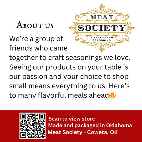Meat Society 2 Pack 3 oz, Carolina Pig Bomb; Craft Batch Slow Cook Seasoning, Gourmet BBQ Spice Blend, Gluten Free