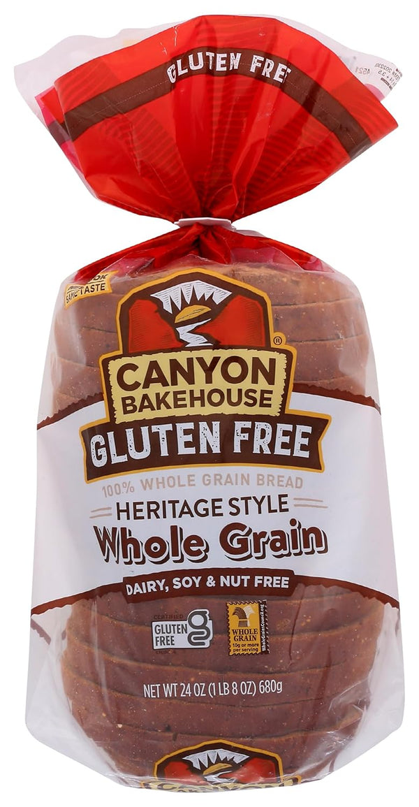 Canyon Bakehouse Heritage Whole Grain Bread, 24 oz (Frozen)