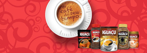 Cafe Iguacu 200 (Pack 3) Tradicional Instant Brazilian Coffee, Can grams