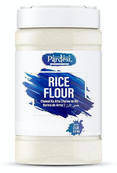 PARDESI Rice Flour 3.41 LB (1.55 KG) Chawal Ka Atta, Harina de