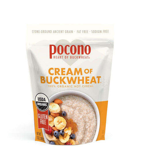 (3x13 oz.) Pocono Organic Cream of Buckwheat Cereal