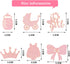 48 Pieces Baby Shower Cupcake Toppers for Girls, Glitter Pink Baby Girl Food Picks