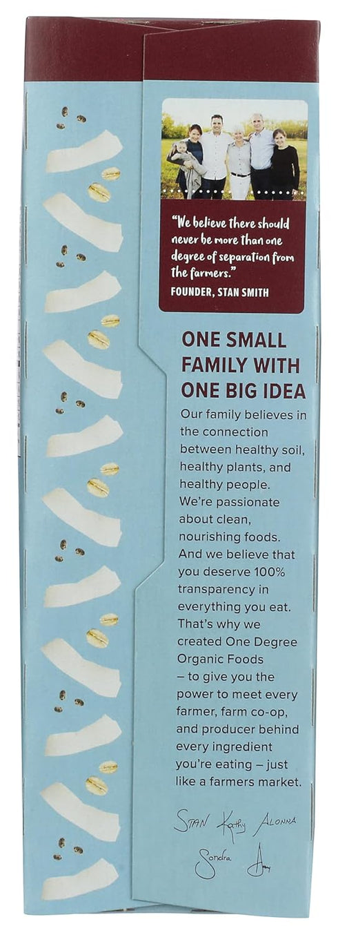 11.6oz One Degree Organic Foods Gluten Free Sprouted Coconut Chia Protein Instant Oatmeal