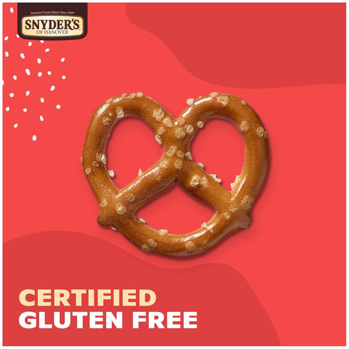 8 Oz Snyder's of Hanover, Gluten Free Mini Pretzels, Bag