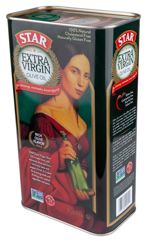 STAR | Extra Virgin Olive Oil | 101 Oz (3 L) Tin