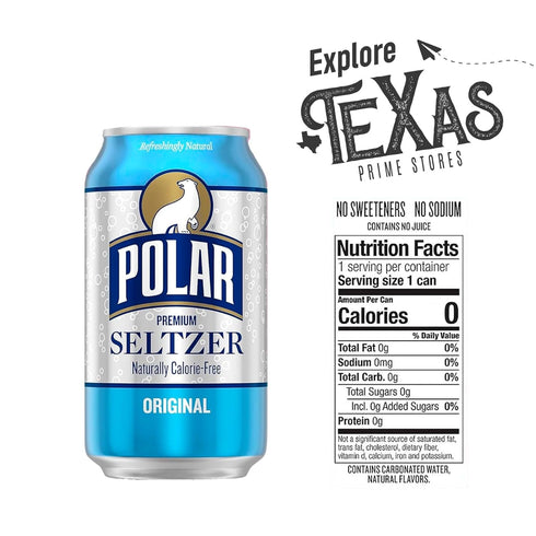 Polar Seltzer 16 Pack 12 oz of Original Premium Sparkling Water fl Can
