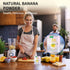 8.82OZ Banana Powder, Freeze Dried Banana Powder, Freeze Dried Fruit, No Added or Sugar, Suitable for Baking, Oatmeal