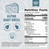 Sets, 1-Pack, Farmers Market, Gluten Free, Keto, Paleo, Low Sodium, Zero Sugar, Wisconsin Cheese Gift Alpine Baby Swiss