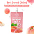(3 10 Packs, 0 VOLO VERO Konjac Jelly Squeeze Pouch Peach Flavor, Low Calories Kcal), Gluten Free & Vegan, Sugar, Keto