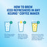 20 Count The Original Donut Shop Iced Refreshers, Pineapple Passionfruit Flavor, Keurig Single Serve K-Cup Pods