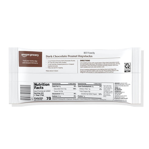 12 Oz Amazon Grocery, Dark Chocolate Chunks