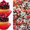 XOXO Hearts Happy Valentine's Day Baking Cupcake Decoration Confetti Sprinkles, 6oz Cake Cookie Ice Cream Donut Jimmies