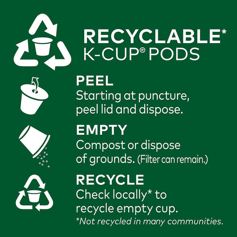 Pick Me Up Provisions 96 Count 100% Single-Serve Coffee Capsules & Pods Colombian Medium Roast K-Cup Compatible Single