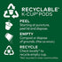 Pick Me Up Provisions 96 Count 100% Single-Serve Coffee Capsules & Pods Colombian Medium Roast K-Cup Compatible Single