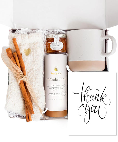 Unboxme Thank You & Appreciation Gift Basket for Women, Cozy Care Package