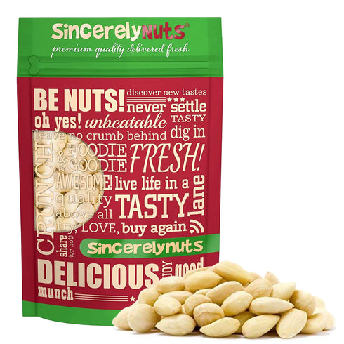 Sincerely Nuts Whole Raw Blanched Almonds | 3 Lb. Bag | Delicious
