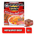 2.25 Oz Pack 12 Maruchan Instant Lunch Ramen Noodles, Hot & Spicy Beef Flavor Japanese-Style Instant Noodle Soup, Quick