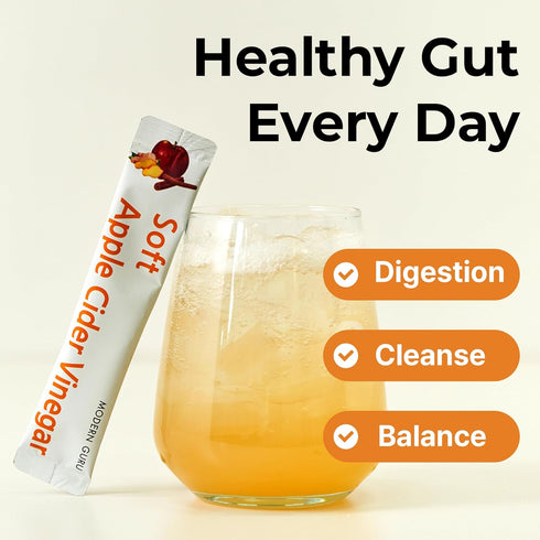 MODERN GURU Packets 93% Packets (21 Count) Apple Cider Vinegar with the Mother ACV Drink Sticks | ACV with Ginger