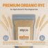 Mycology Basics 100% (2.0 lbs) Bulk Rye Berries - Certified Organic - Extra Clean - Great for Mushroom Spawn, Cooking
