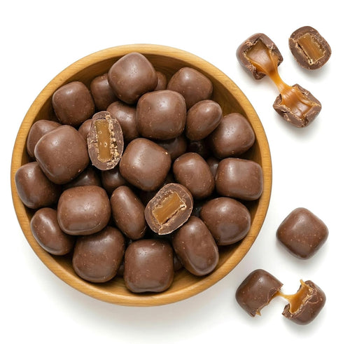3 NY Spice Shop Milk Chocolate Sea Salt Caramels - Pound Gourmet Chocolate Candy - Sweet & Salty Treats, Chocolate
