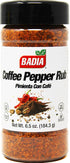 Badia Coffee Pepper Seasoning, 6.5 oz - Chili Pepper, Coffee, Garlic, Brown