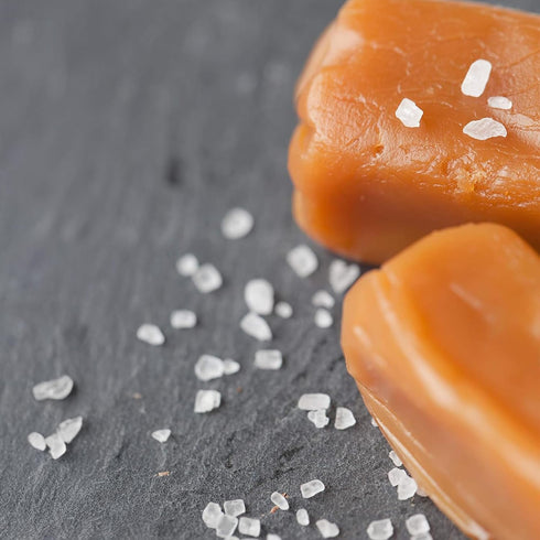 (20 oz) Taras Gourmet Sea Salt Caramels | All Natural Candy | Creamy & Individually Wrapped with Real Butter