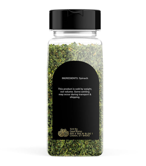 (1.5 GranAroma Spinach Flakes, Breads & Soups, Dried, Cooking & Baking Ounce)