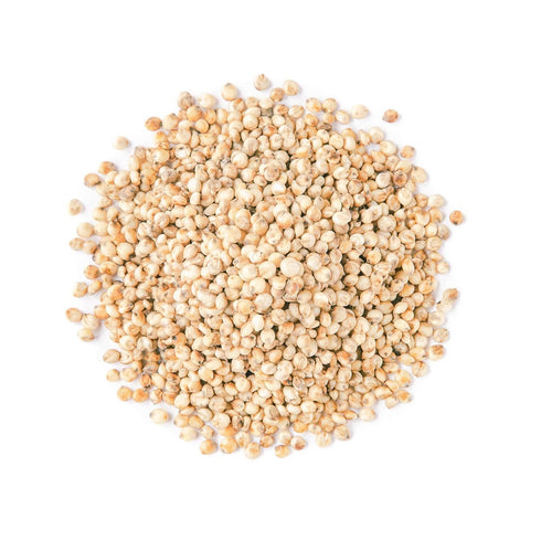 6 Food to Live Italian White Whole Grain Sorghum, Pounds Premium White Groats. Raw Milo Seeds. Vegan, Bulk Broom-corn.