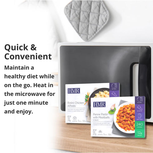Pack, Pre-Packaged Pack 6 10-16 7-8 oz HMR Pasta Picks Entre Lunch or Dinner to Support Weight Loss, of Ready to Eat