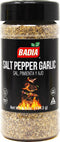 Badia Salt Pepper Garlic Seasoning, 6.5 oz - All Purpose Spice Blend