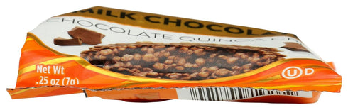 Undercover 1 0.25 OZ CHOCOLATE CO Milk Chocolate Quinoa Snack Crisp, only one very small piece weighs
