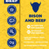 1oz 12-Pack, Apex Wild Game, Gluten Free, Keto, Paleo, Grass Fed Beef, Zero Sugar, Jerky Meat Snack Stick, Bison
