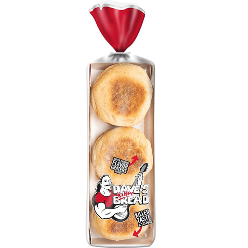 Dave's Killer Bread Killer Classic English Muffins, Organic English Muffins, 6 Count