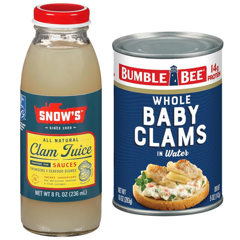 Snow's Whole Clam Bundle - 1 Bottle Juice and 1 Can Whole