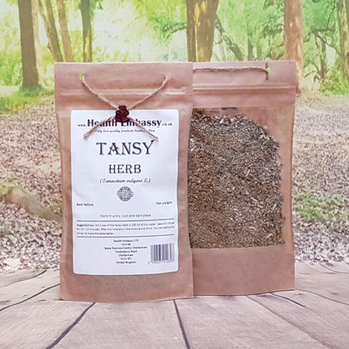 (100g) Health Embassy Tansy Herb | Tanacetum Vulgare L | Herbal Tea
