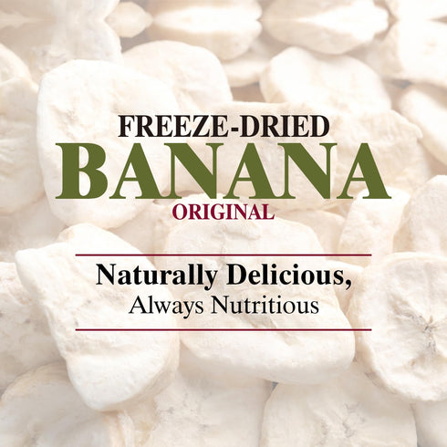 20g/EACH 10 Himalayan Chef Freeze-Dried Fruit, Freeze-Dried Banana Crisp, Bags | Healthy Snacks, Organic Fruits Snacks