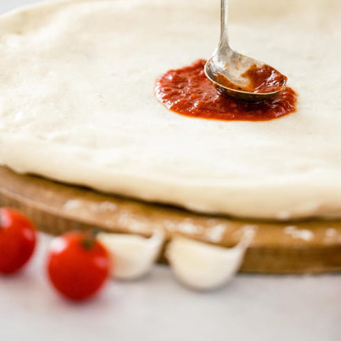 16 Oz (Pack 4) Fiorella's Premium Pizza Sauce Made with Fresh Ingredients - Seed Oil Free, No Sugar Added, Vegan