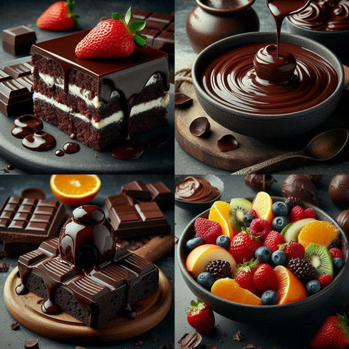 5 Cocoa Dark Chocolate Melts By Obelys - Rich Cocoa Melting Wafers Pounds - Smooth, Creamy, and Perfect for Baking