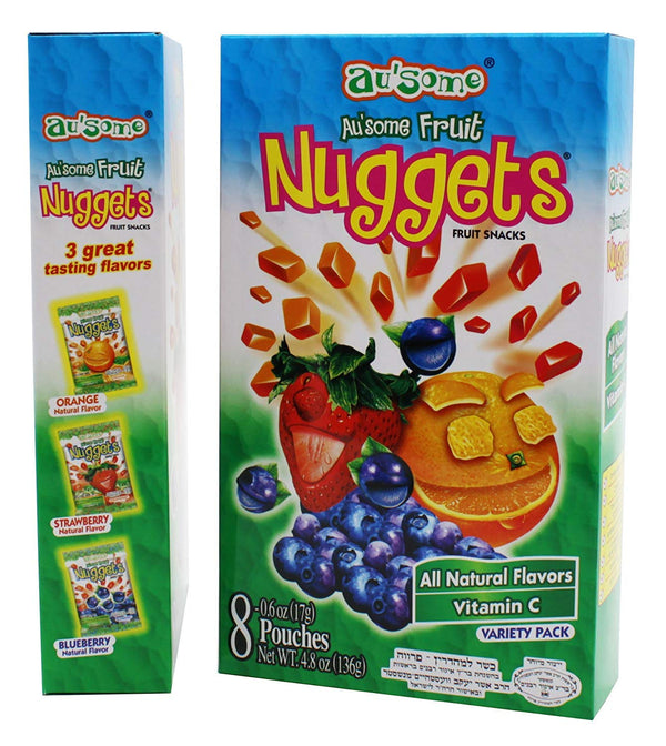 Fruit Juice Nuggets Gift Box Snack - 0.6 ounces, 3 Boxes of