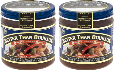 All Natural Reduce Sodium Beef Base 8oz (Pack of 2)