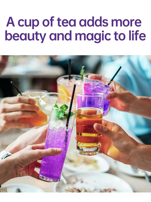 1.76 Oz TeeLux Butterfly Pea Flower Tea, Non-GMO, Pure Natural Butterfly Pea Tea, Premium Dried Butterfly Pea Flower