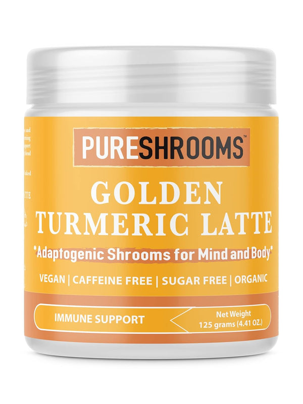 Organic Turmeric Latte Golden Milk 30 Servings - Organic Lion's Mane, Turkey